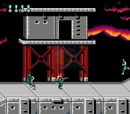 魂斗罗2 hack（美版） 实机画面 2
