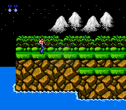 魂斗罗 hack (汉化多模式版) 实机画面 3