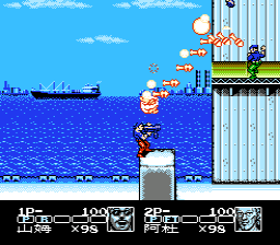 魂斗罗力量 hack（汉化版） 实机画面 4