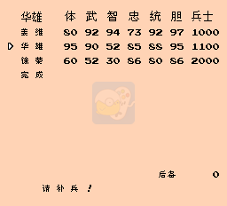 三国志4之权御天下 RGP群雄版（中文版） 实机画面 3