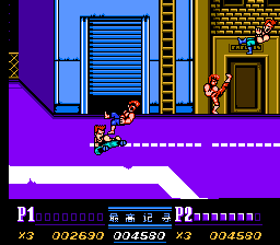 双截龙2 hack（中文版） 实机画面 4